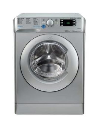 Indesit Innex Bwe91484Xs 9Kg Load, 1400 Spin Washing Machine - Silver Indesit Innex Bwe91484Xs 9Kg Load, 1400 Spin Washing Machine - Silver